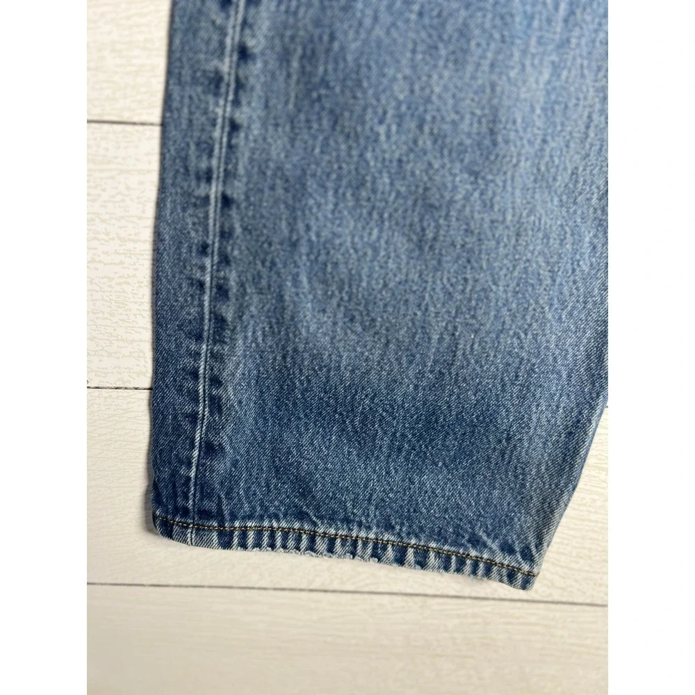 Levi's 501 40x32 (38x28) Button Fly Light Wash Fade Faded Blue Jeans Red Batwing